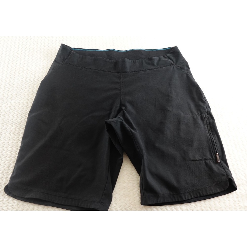 Columbia Womens Omni Shield Biker Shorts Black Athletic Gym Size XL
